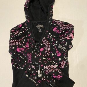 Kids Black and Pink Hoodie
